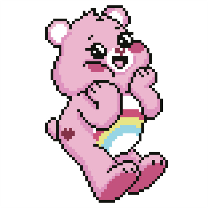 Diamond Dotz Cheer Bear - 8.7 x 8.7 in