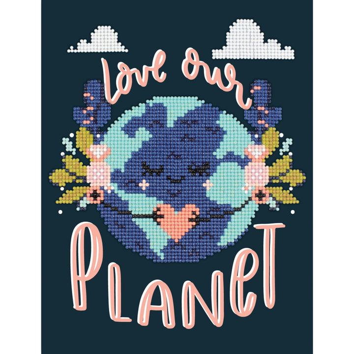 Diamond Dotz Love Our Planet - 8.7 x 11.3 in