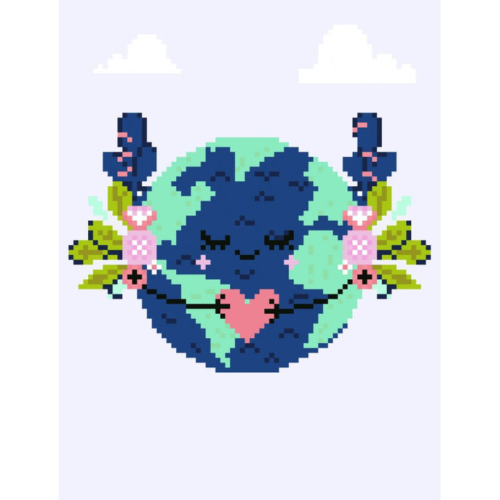 Diamond Dotz Love Our Planet - 8.7 x 11.3 in