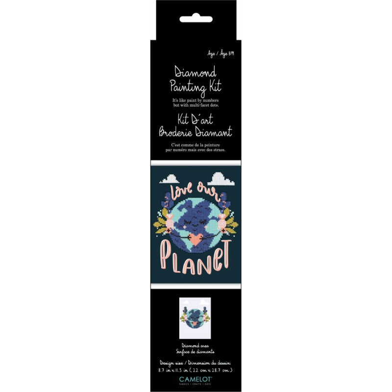 Diamond Dotz Love Our Planet - 8.7 x 11.3 in