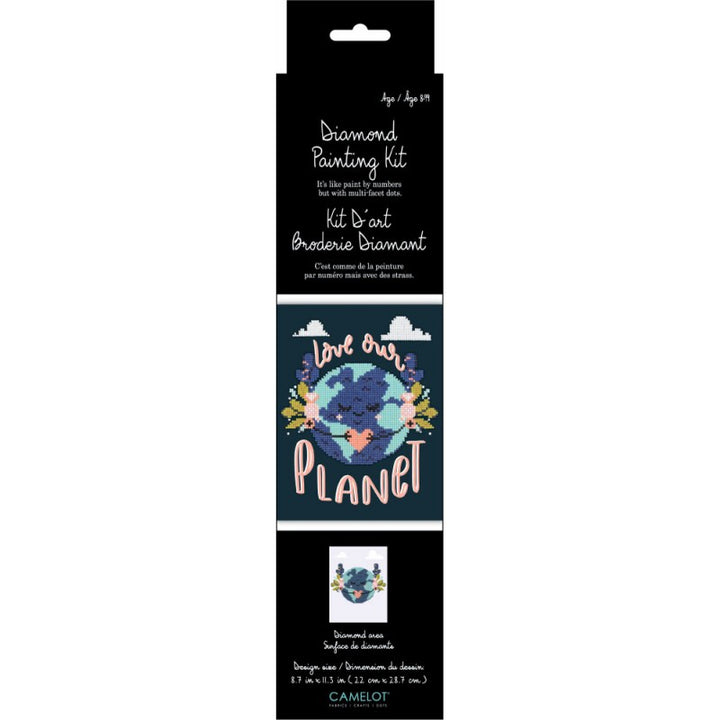 Diamond Dotz Love Our Planet - 8.7 x 11.3 in
