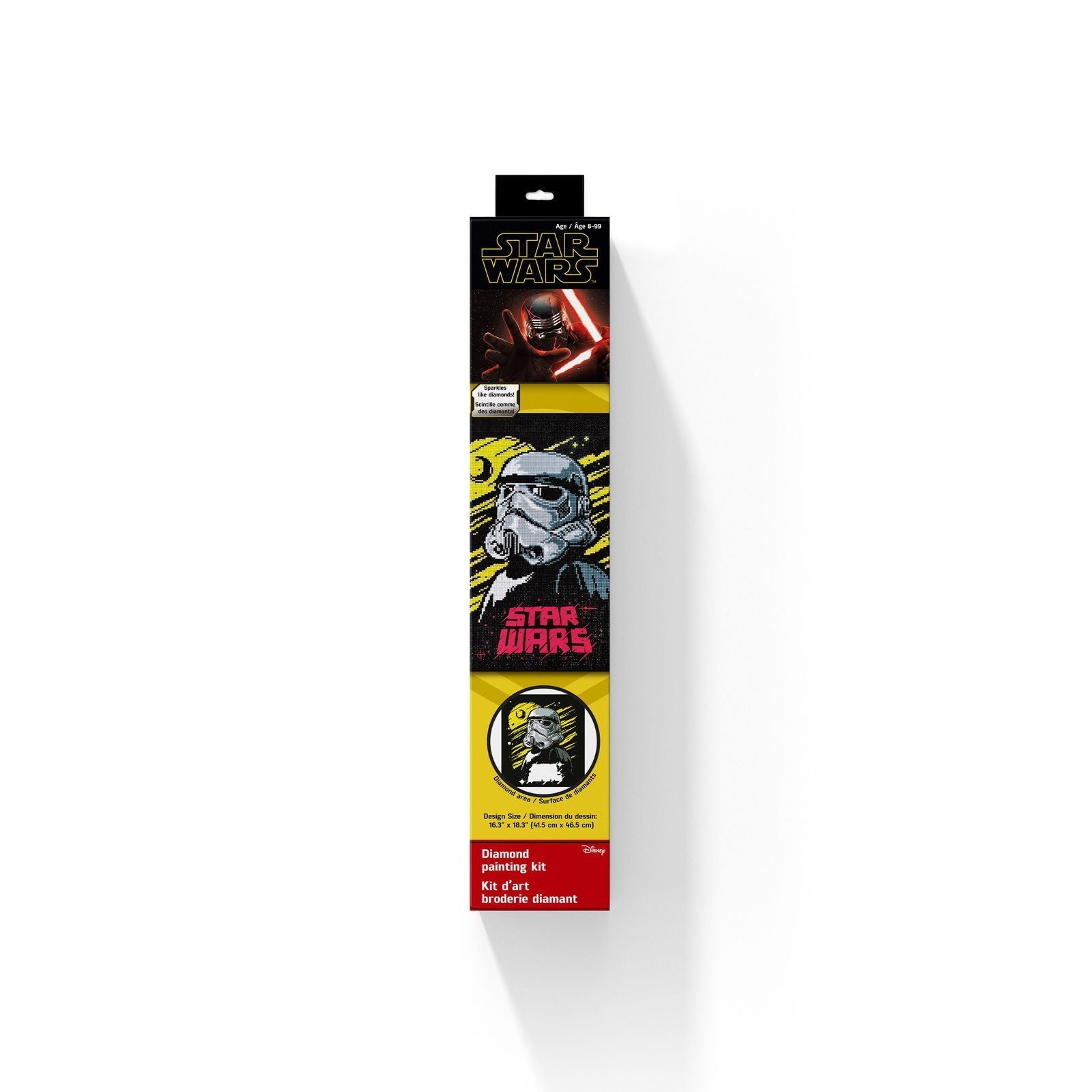 ダイヤモンド絵画スターウォーズ、ストームトルーパー Amazon.com: Camelot Dotz Diamond Art KIT STORMTROOP, Multi