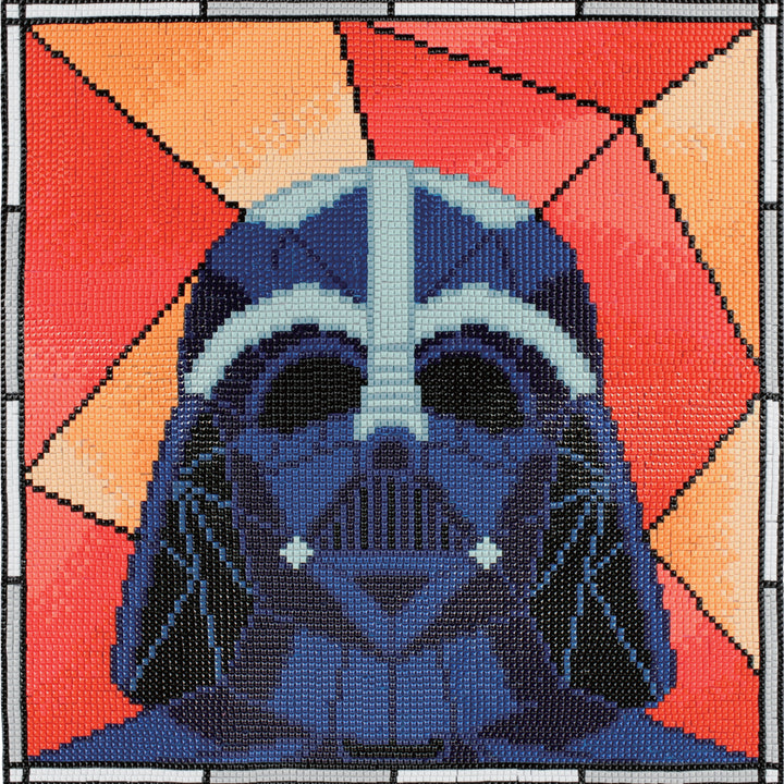 Diamond Dotz Darth Vader Stained Glass - 12.6 x 12.6 in