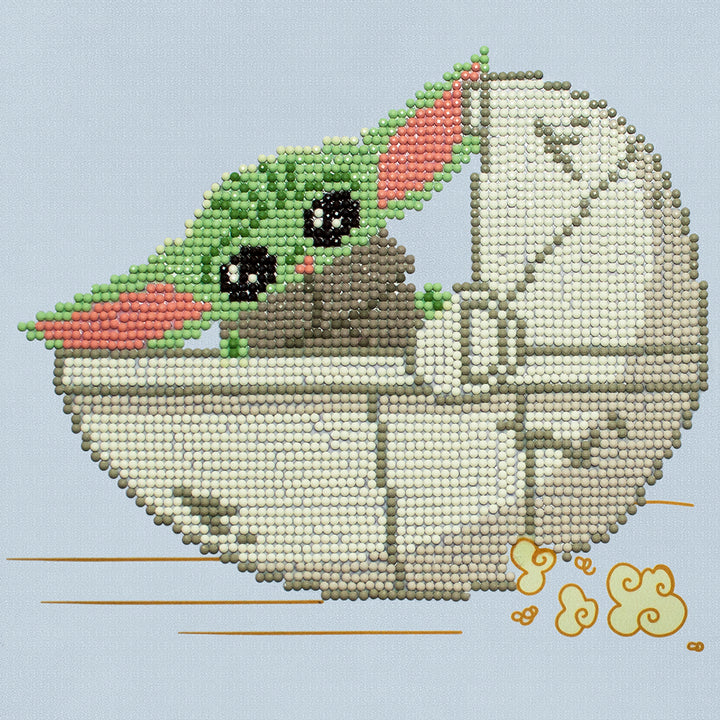 Diamond Dotz The Mandalorian The Child Moving Orb - 8.7 x 8.7 in