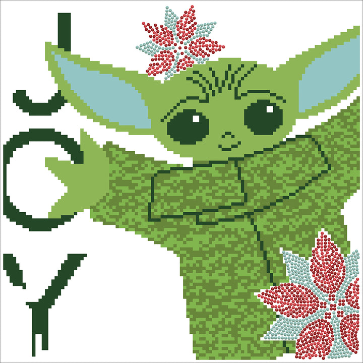 Diamond Dotz Star Wars Grogu Holiday - 12.6 x 12.6 in