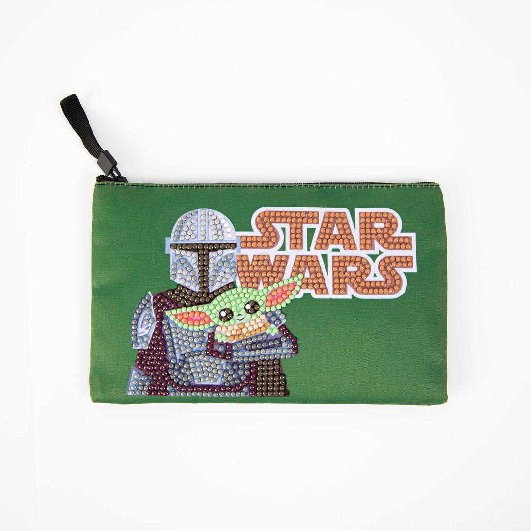 Diamond Dotz Star Wars Grogu and Mandolorian DOTZIES Pouch Kit - 7.8" x 4.5"