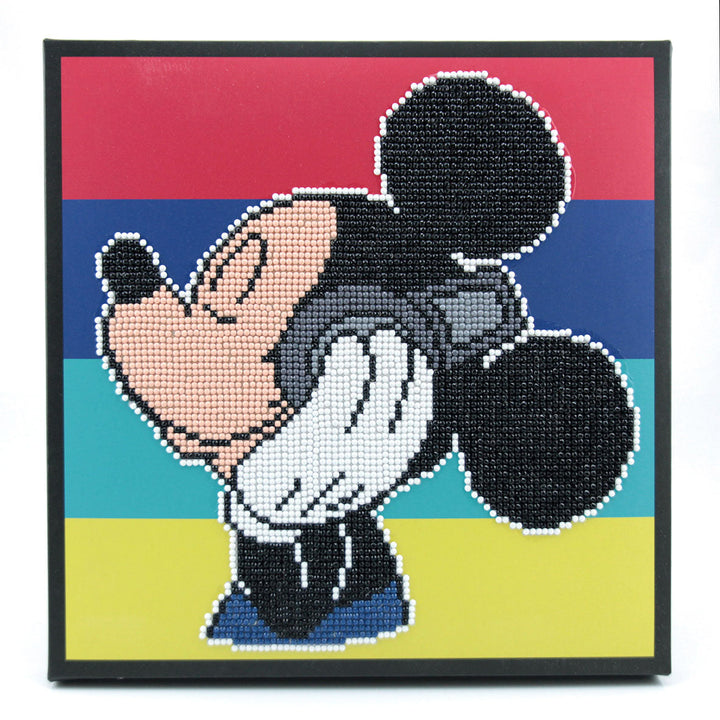 Diamond Dotz Mickey Headphones - 11 x 11 in