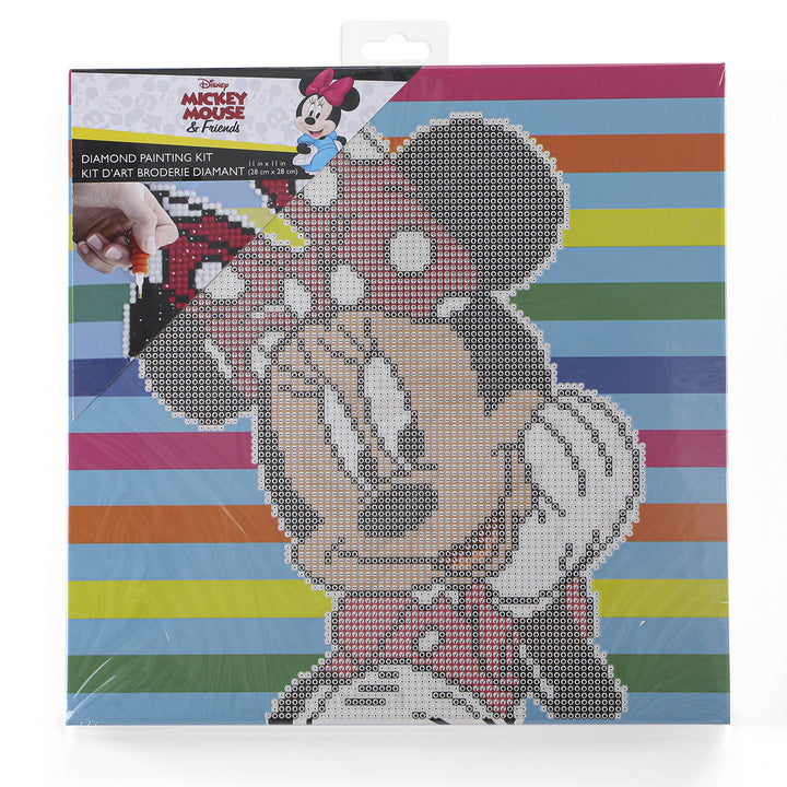 Diamond Dotz Minnie Stripes Box - 11 x 11 in