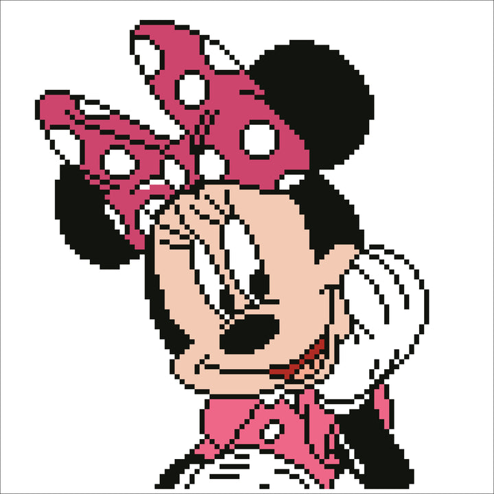 Diamond Dotz Minnie Stripes Box - 11 x 11 in