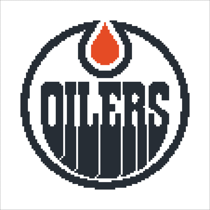 Diamond Dotz NHL Edmonton Oilers - 12.6 x 12.6 in