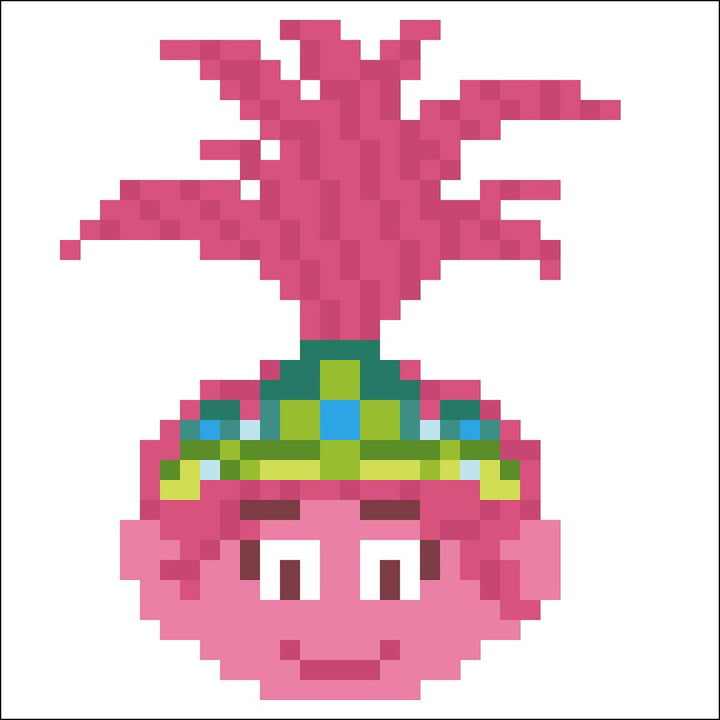 Diamond Dotz Trolls Poppy Fun - 4 x 4 in