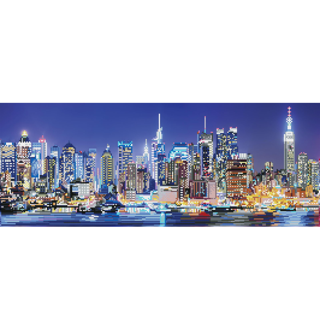 Diamond Dotz City Lights - 29.5" x 11.4"