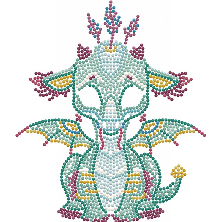 Diamond Dotz Ariel the Baby Dragon - 8.66 x 8.66 in