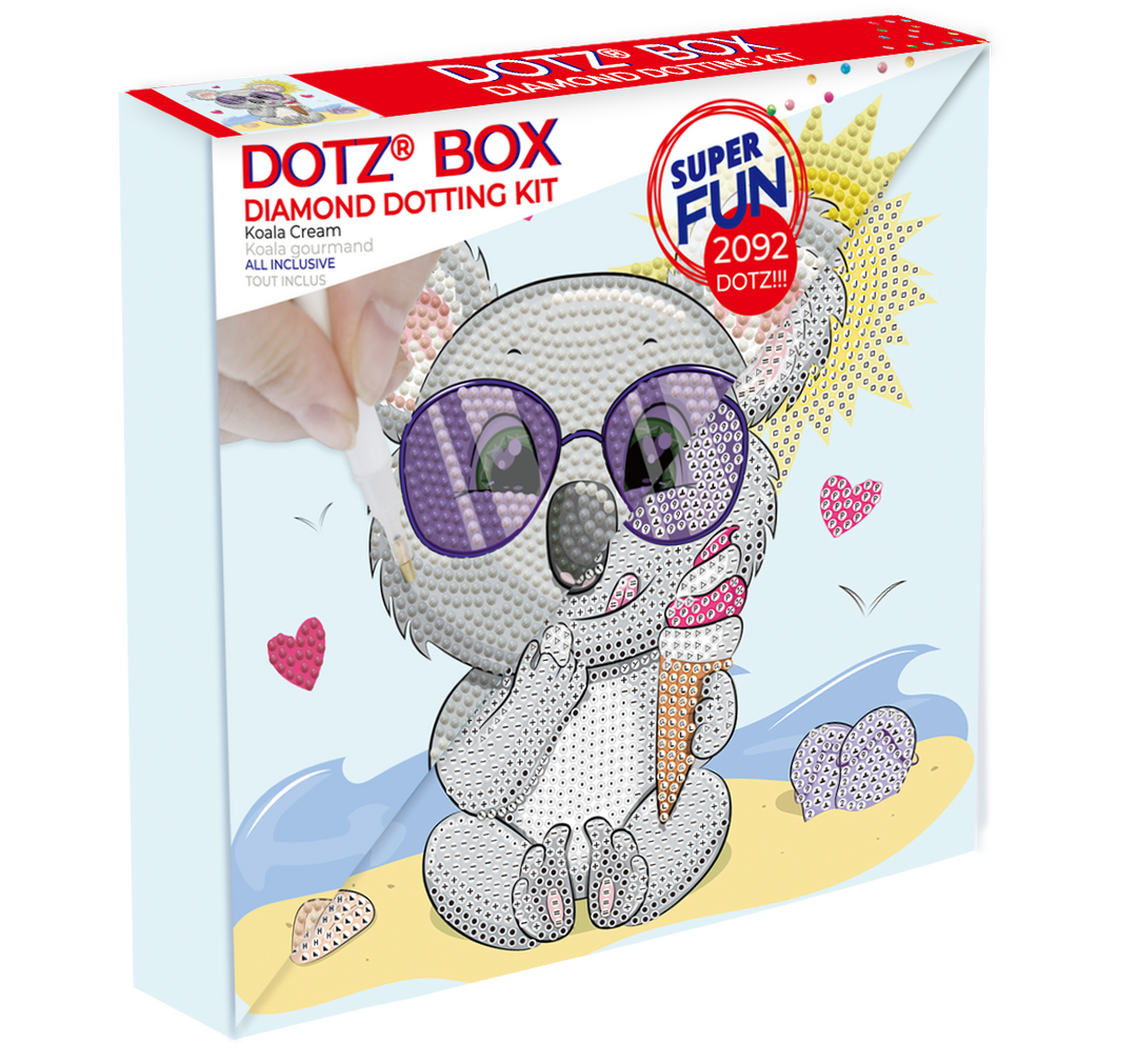 Diamond Dotz Koala Cream - 8.7 x 8.7 in