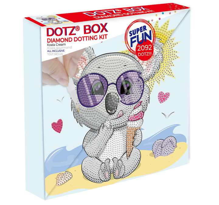 Diamond Dotz Koala Cream - 8.7 x 8.7 in