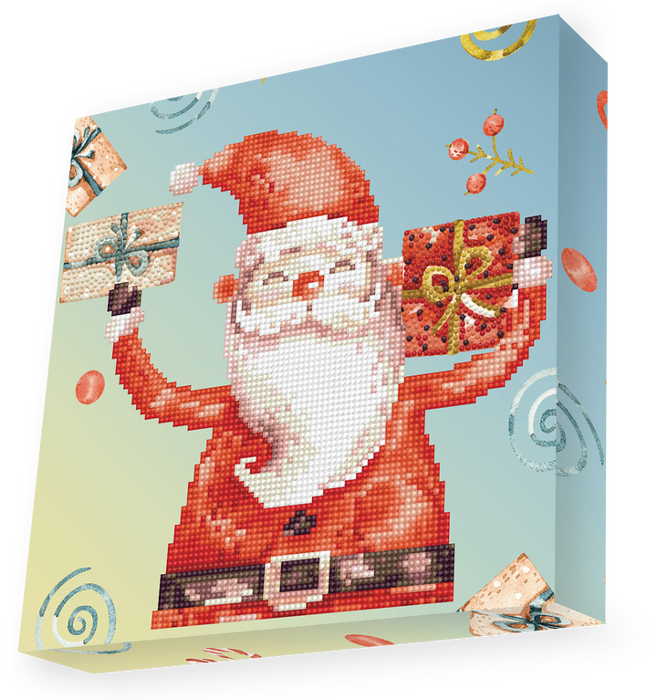Diamond Dotz Santa Cheer - 11 x 11 in
