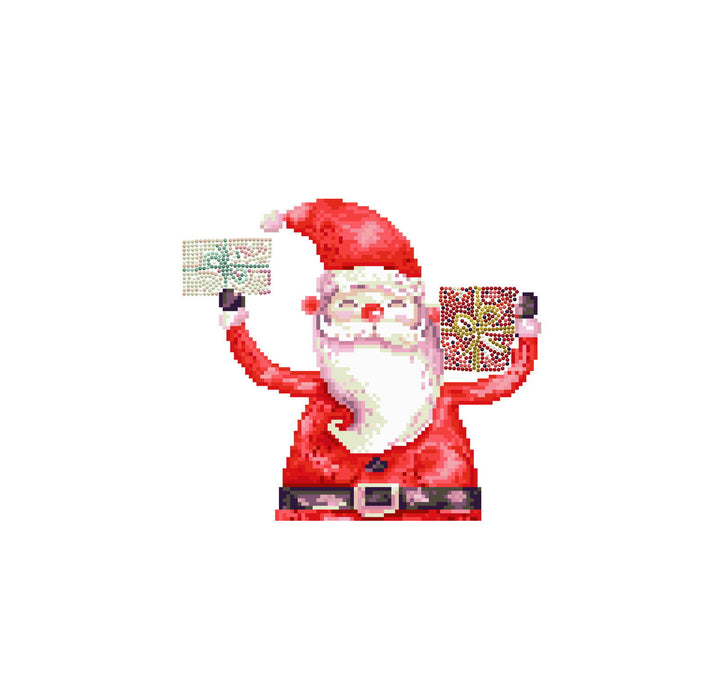 Diamond Dotz Santa Cheer - 11 x 11 in