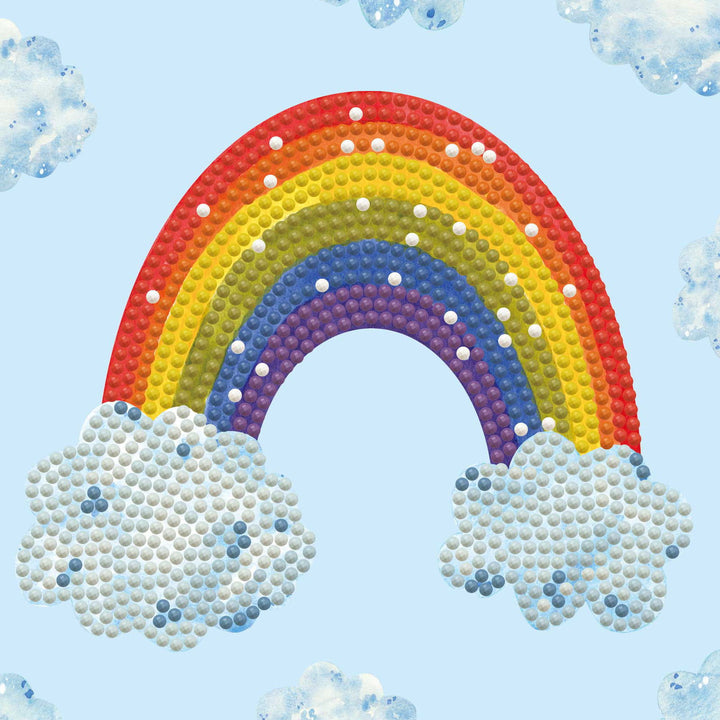 Diamond Dotz Rainbow Smile - 5.91 x 5.91 in