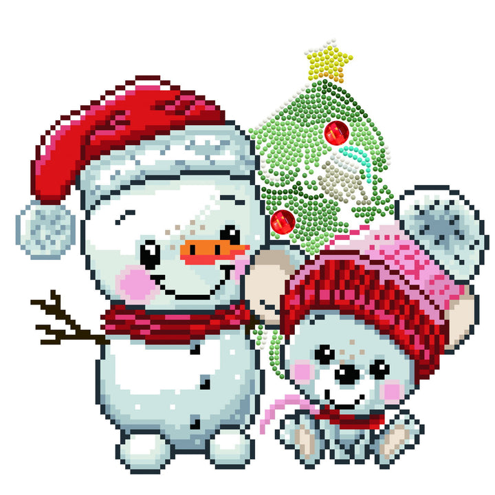 Diamond Dotz Baby Christmas - 11 x 11 in