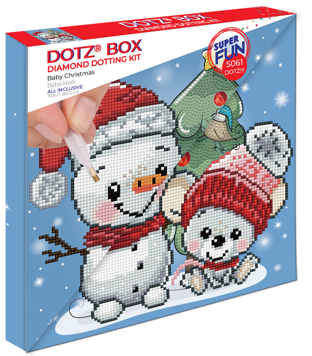 Diamond Dotz Baby Christmas - 11 x 11 in