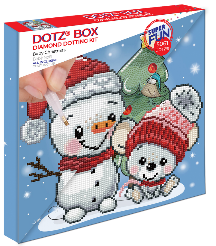 Diamond Dotz Baby Christmas - 11 x 11 in