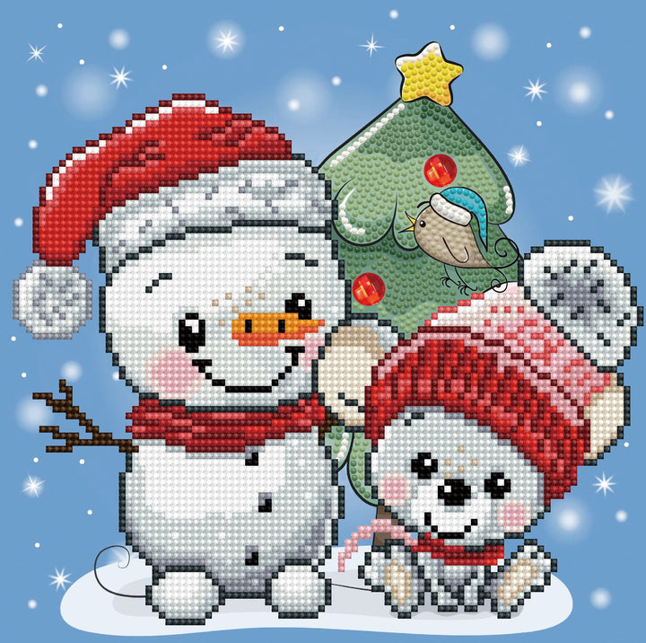 Diamond Dotz Baby Christmas - 11 x 11 in