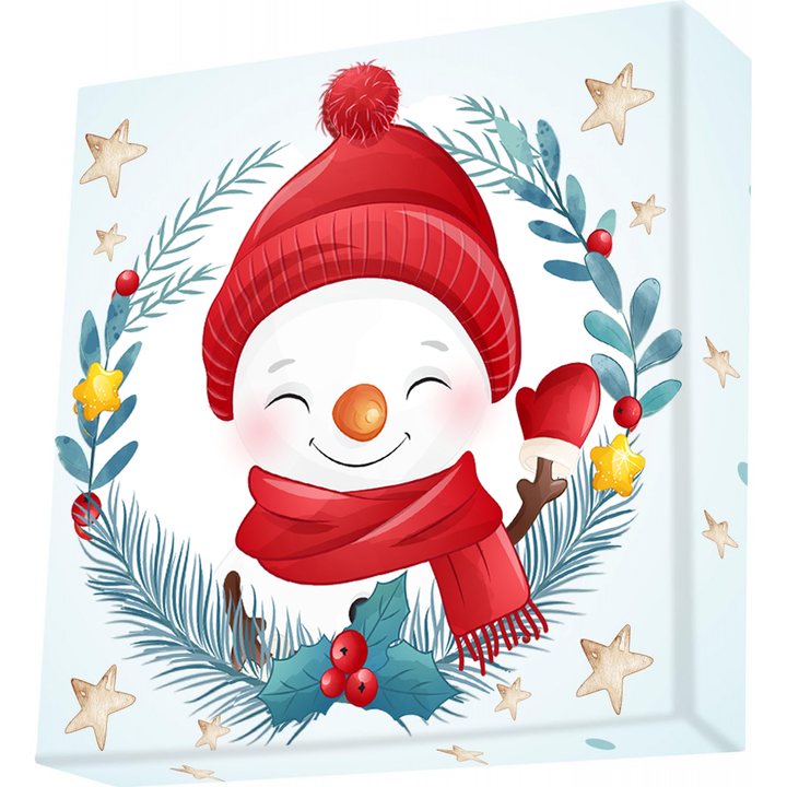 Diamond Dotz Christmas Trio Snowman - 8.7 x 8.7 in
