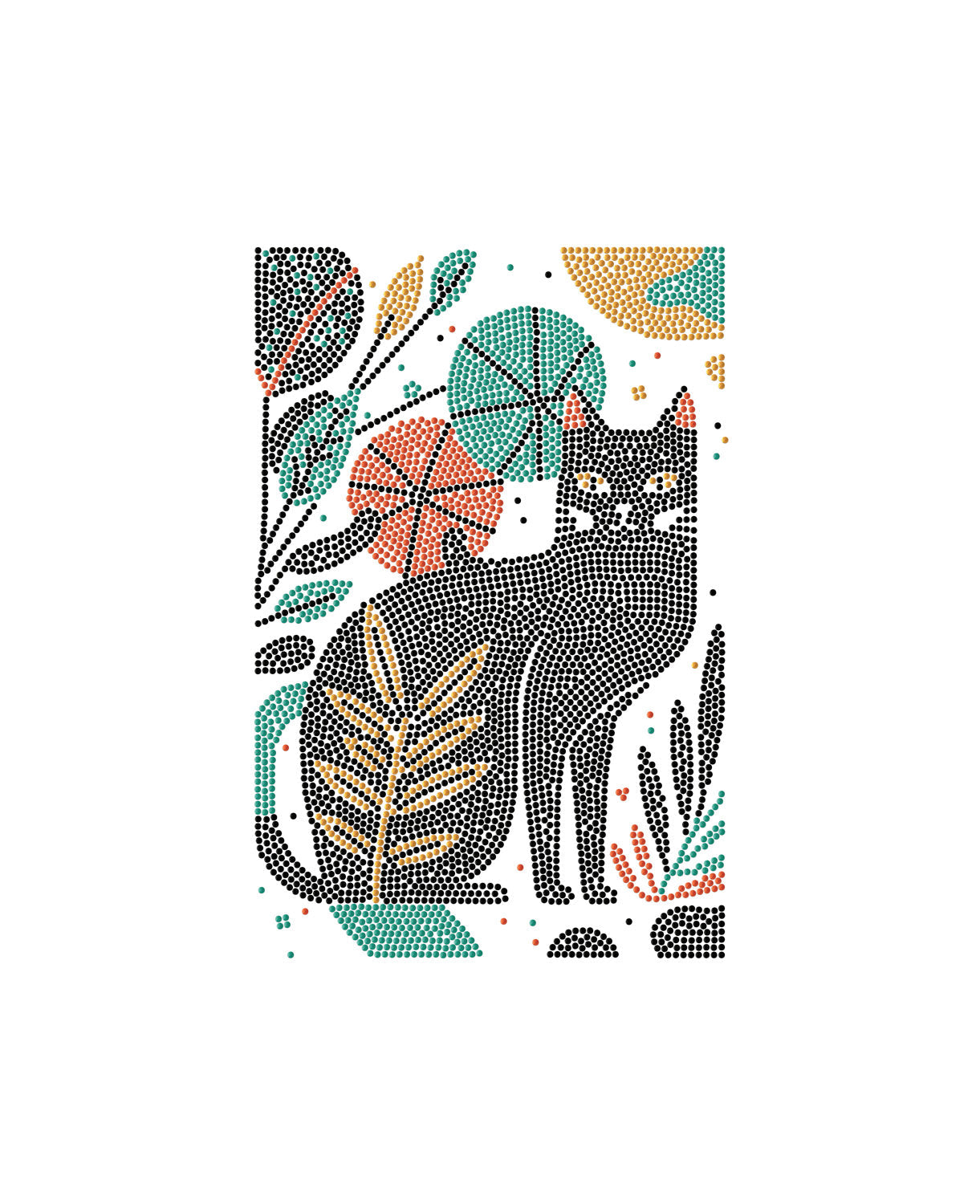 Boho Cat | Diamond Painting Kits Cats | Diamond Dotz – DIAMOND DOTZ