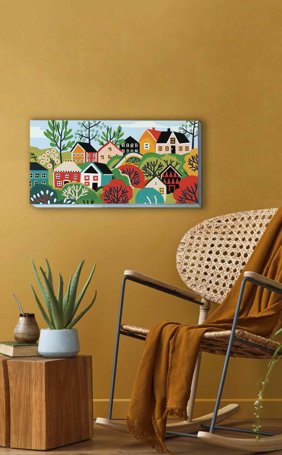 Village | Diamond Painting Kit Landscape| Diamond Dotz – DIAMOND DOTZ