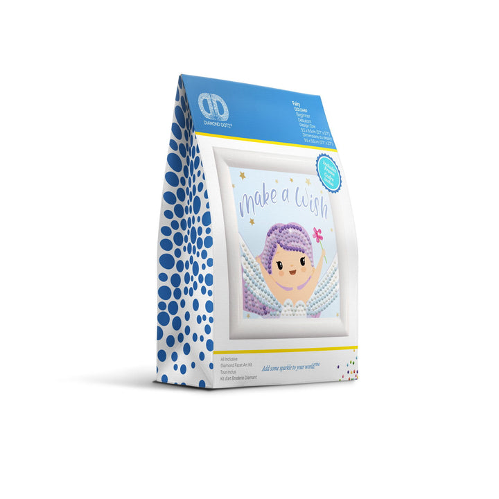 Diamond Dotz Make a Wish Fairy Kit with Frame - 9.5 x 9.5 in