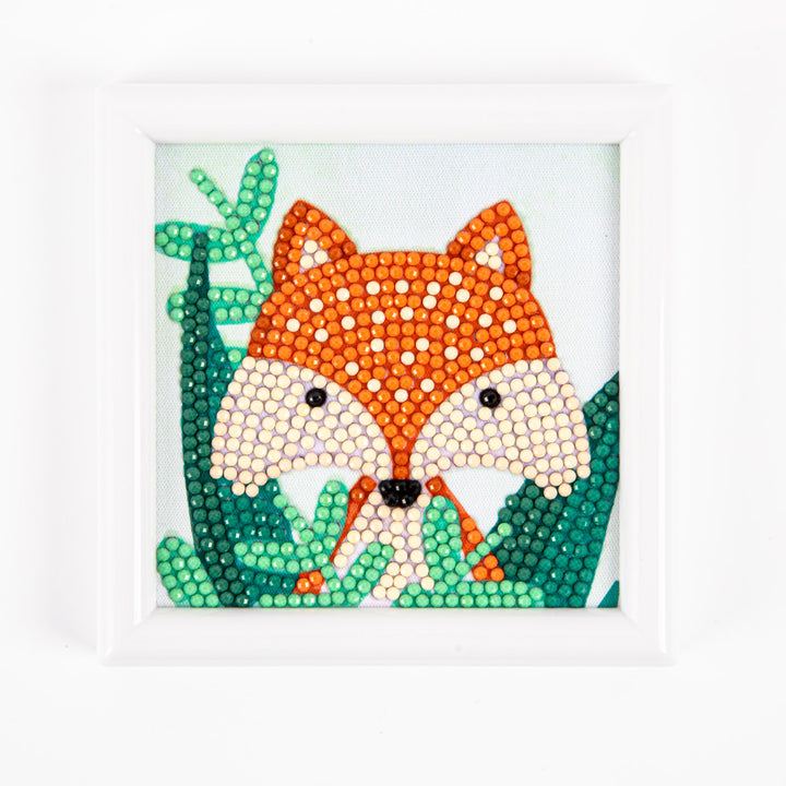 Diamond Dotz Woodland Fox - Framed Kit - 4 x 4 in