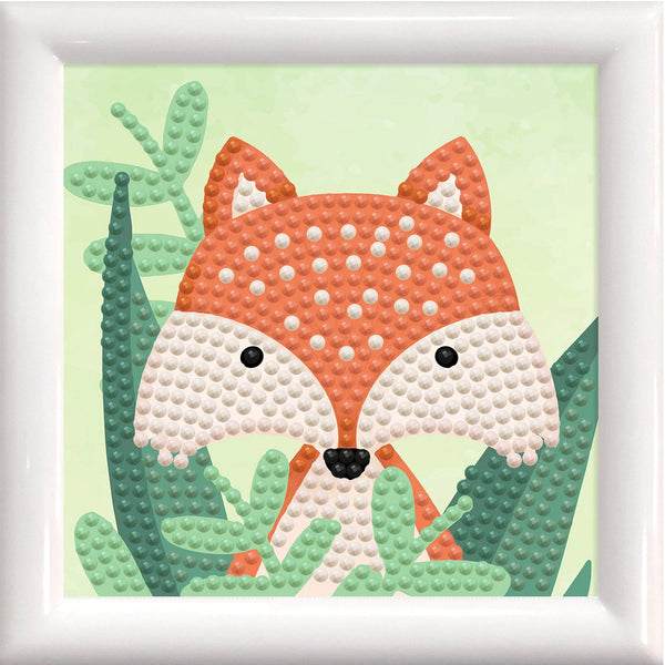 Woodland Fox - Framed Kit | Diamond Painting Kits Kids | Diamond