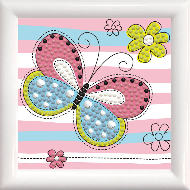 Diamond Dotz Springtime Butterfly - Framed Kit - 4 x 4 in
