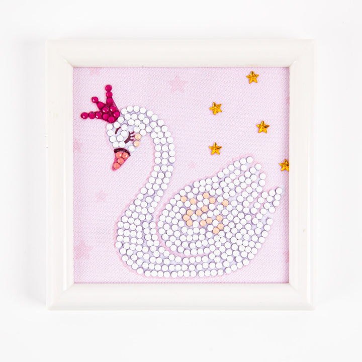 Diamond Dotz Swan Princess - Framed Kit - 4 x 4 in