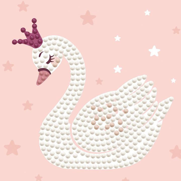 Diamond Dotz Swan Princess - Framed Kit - 4 x 4 in