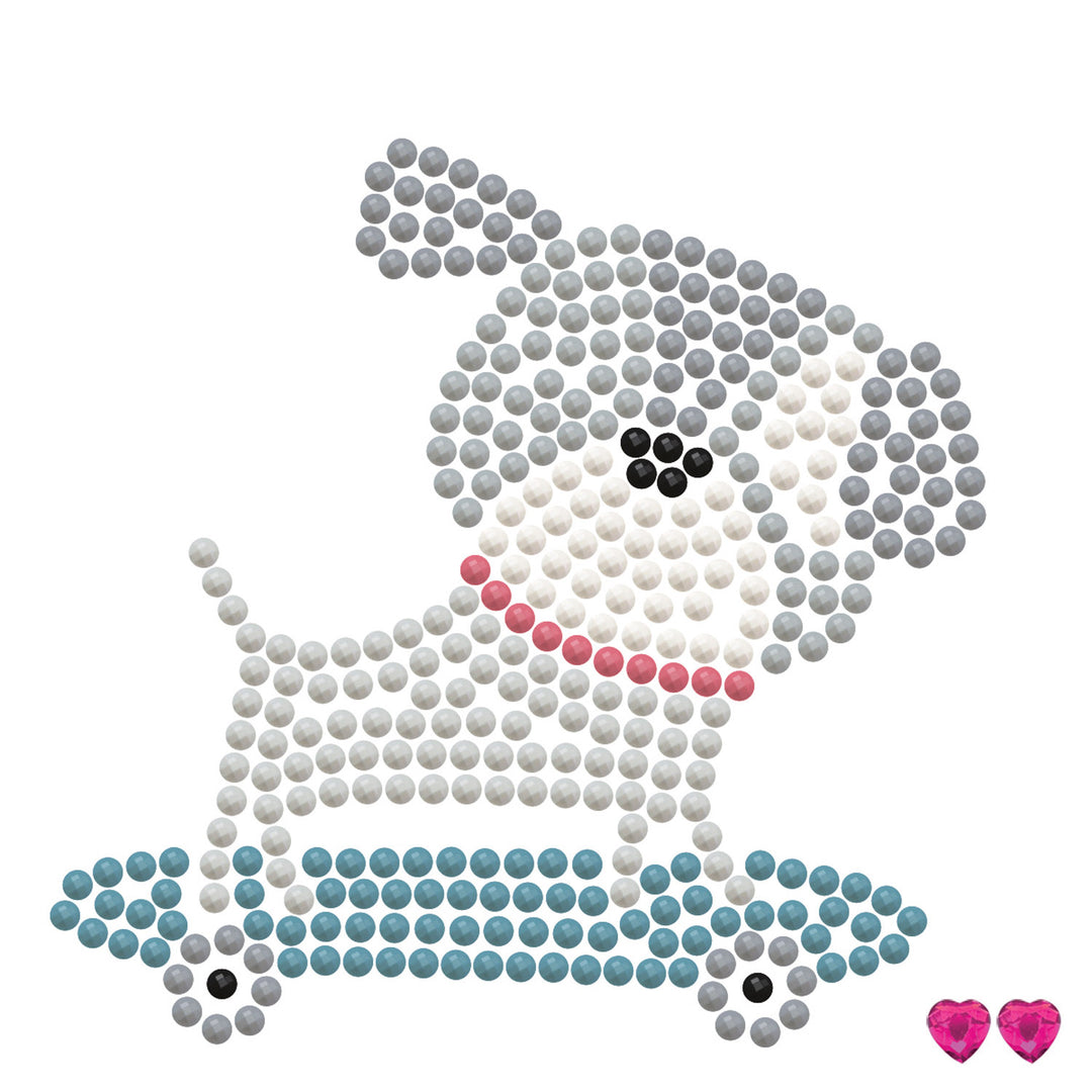 Diamond Dotz Skate & Woof - Framed Kit - 4 x 4 in