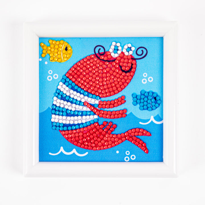 Diamond Dotz Lobster Tale - Framed Kit - 4 x 4 in