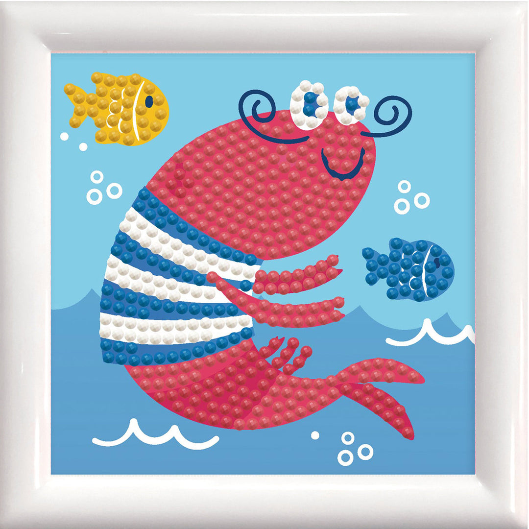 Diamond Dotz Lobster Tale - Framed Kit - 4 x 4 in
