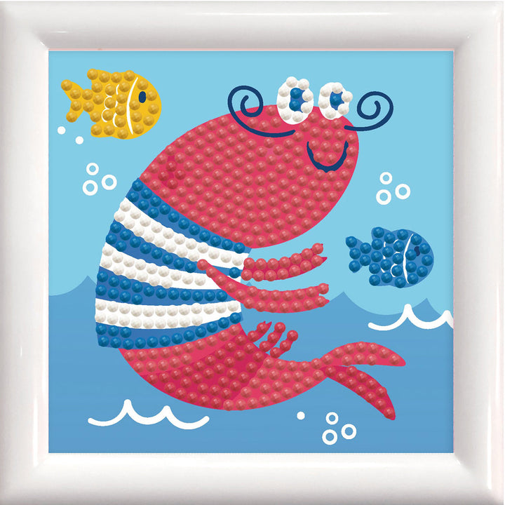 Diamond Dotz Lobster Tale - Framed Kit - 4 x 4 in