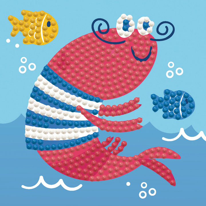 Diamond Dotz Lobster Tale - Framed Kit - 4 x 4 in