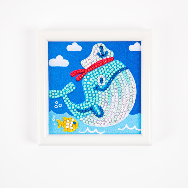 Diamond Dotz Whale Song - Framed Kit - 4 x 4 in