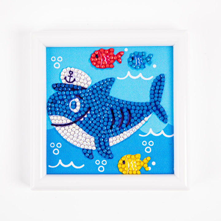Diamond Dotz Shark Ahoy! - Framed Kit - 4 x 4 in