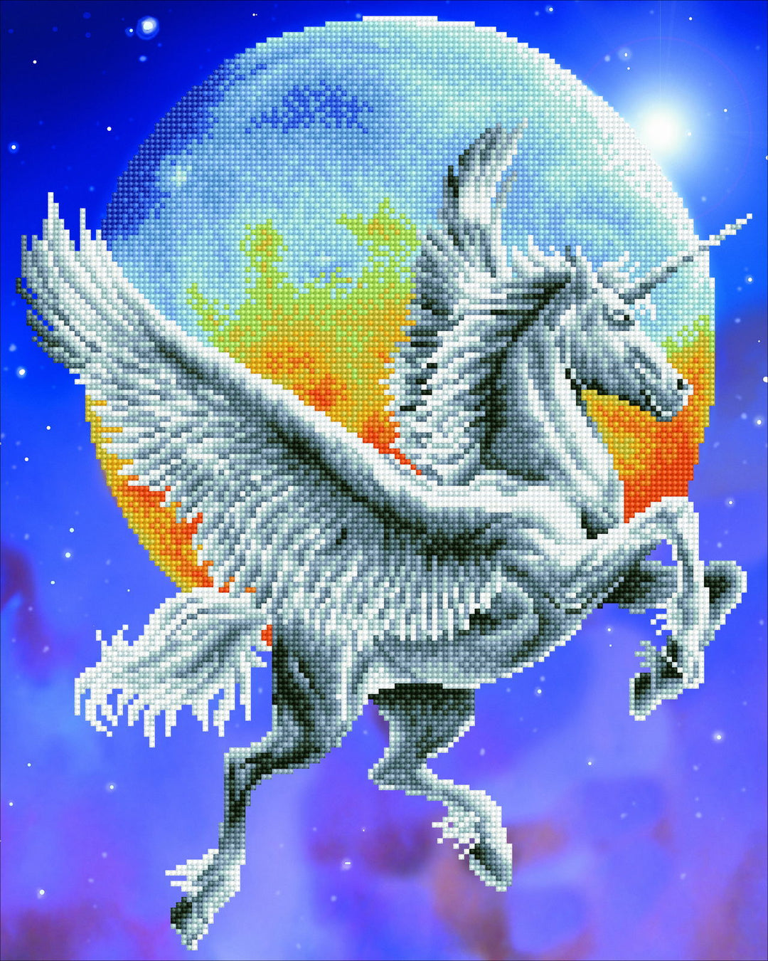 Diamond Dotz Moonlight Flight - 15.9 x 20.1 in