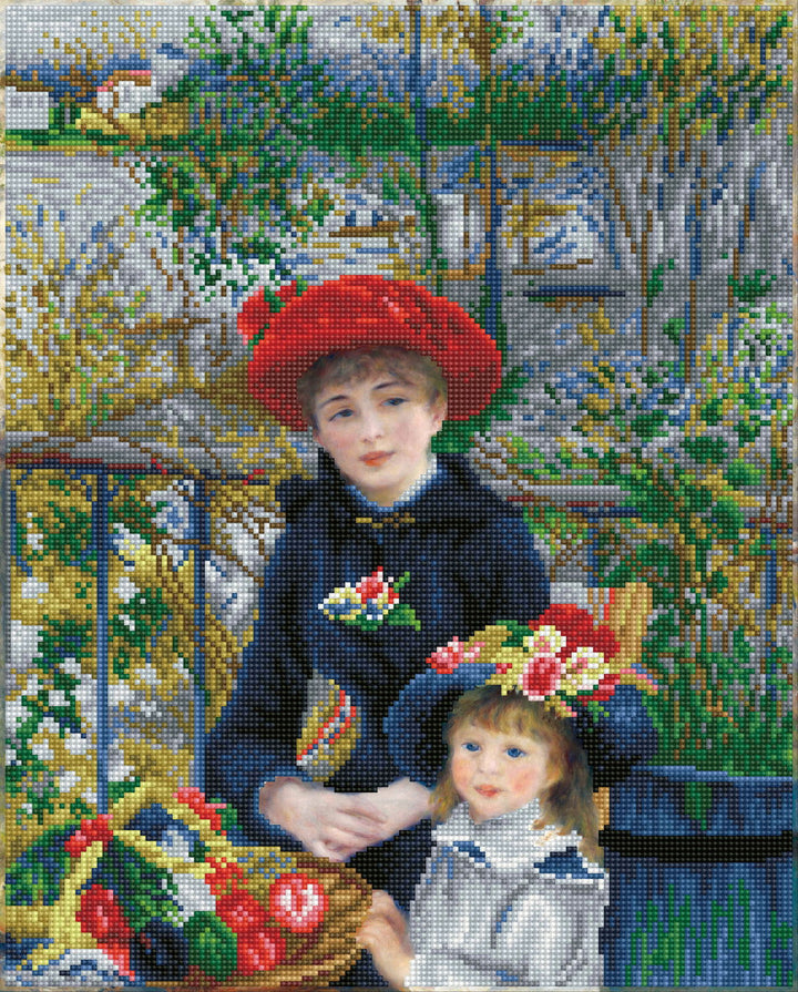 Diamond Dotz Two Sisters on the Terrace (Après Renoir) - 16.5 x 20.5 in
