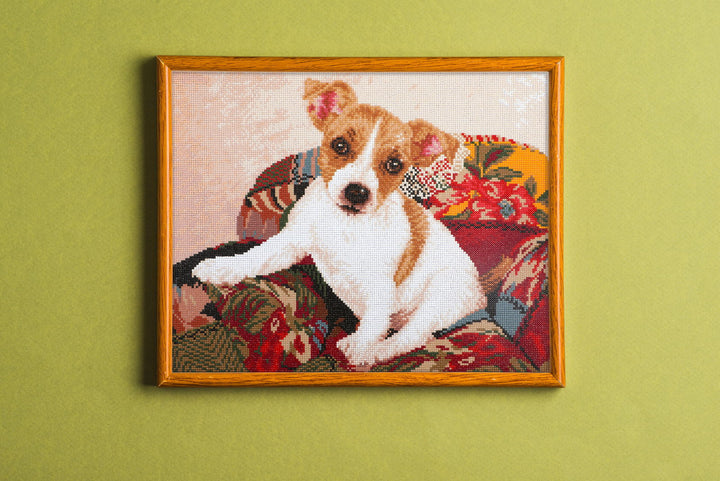 Diamond Dotz Patchwork Pup - 15.94 x 19.88 in