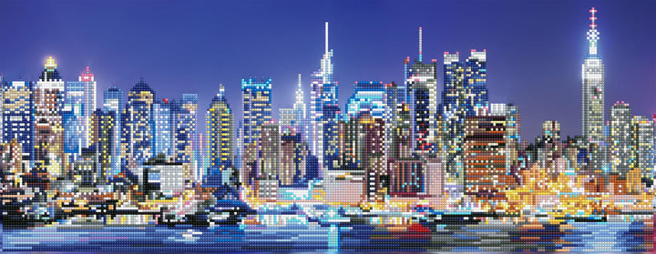 Diamond Dotz City Lights - 11.42 x 29.53 in