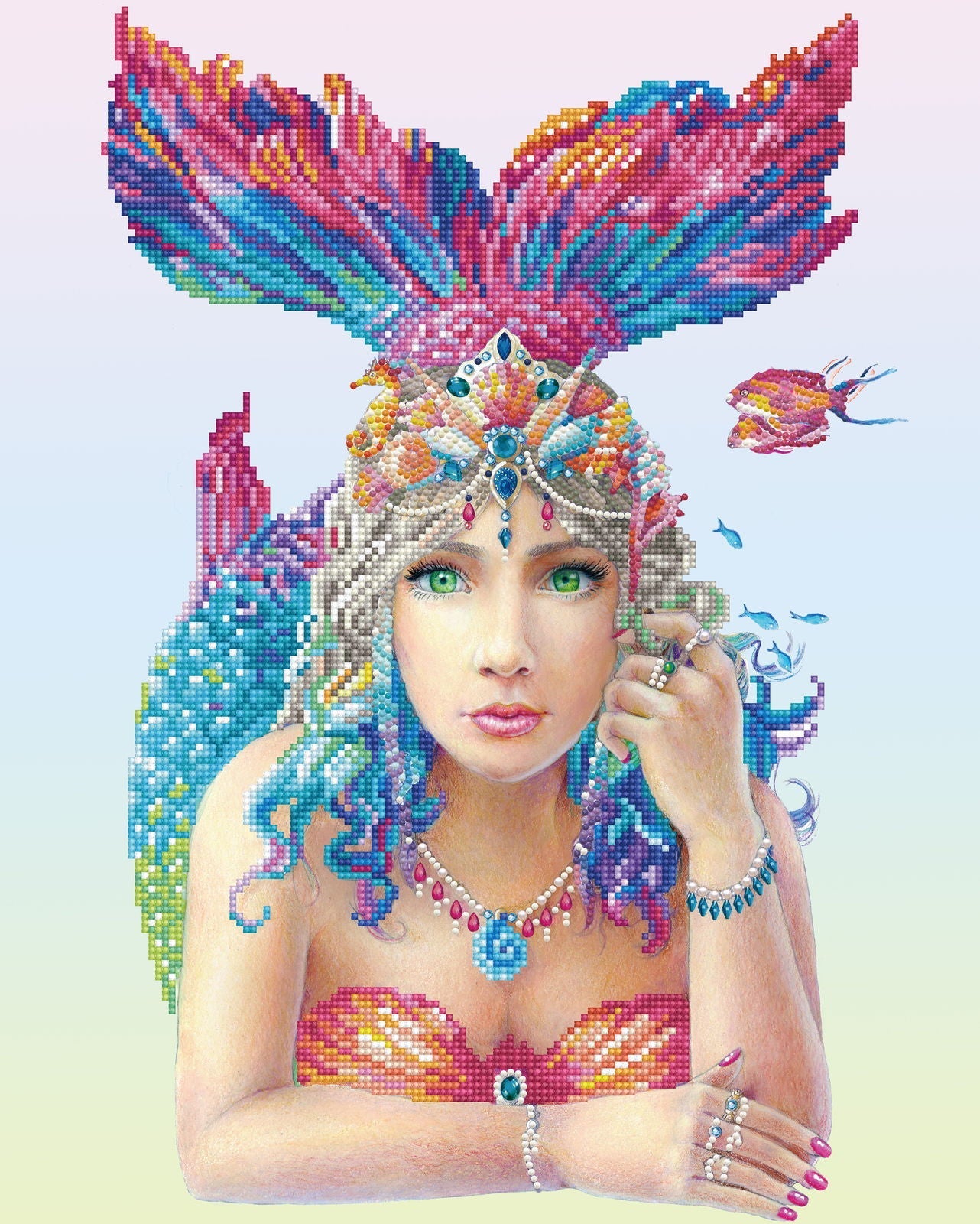Mystic Mermaid | Diamond Painting Kits Mermaids | Diamond Dotz