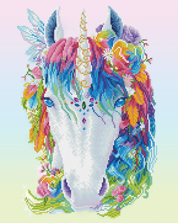 Diamond Dotz Mystic Unicorn - 16.14 x 20.08 in