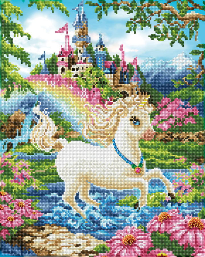 Diamond Dotz Princess Unicorn - 20.08 x 16.14 in