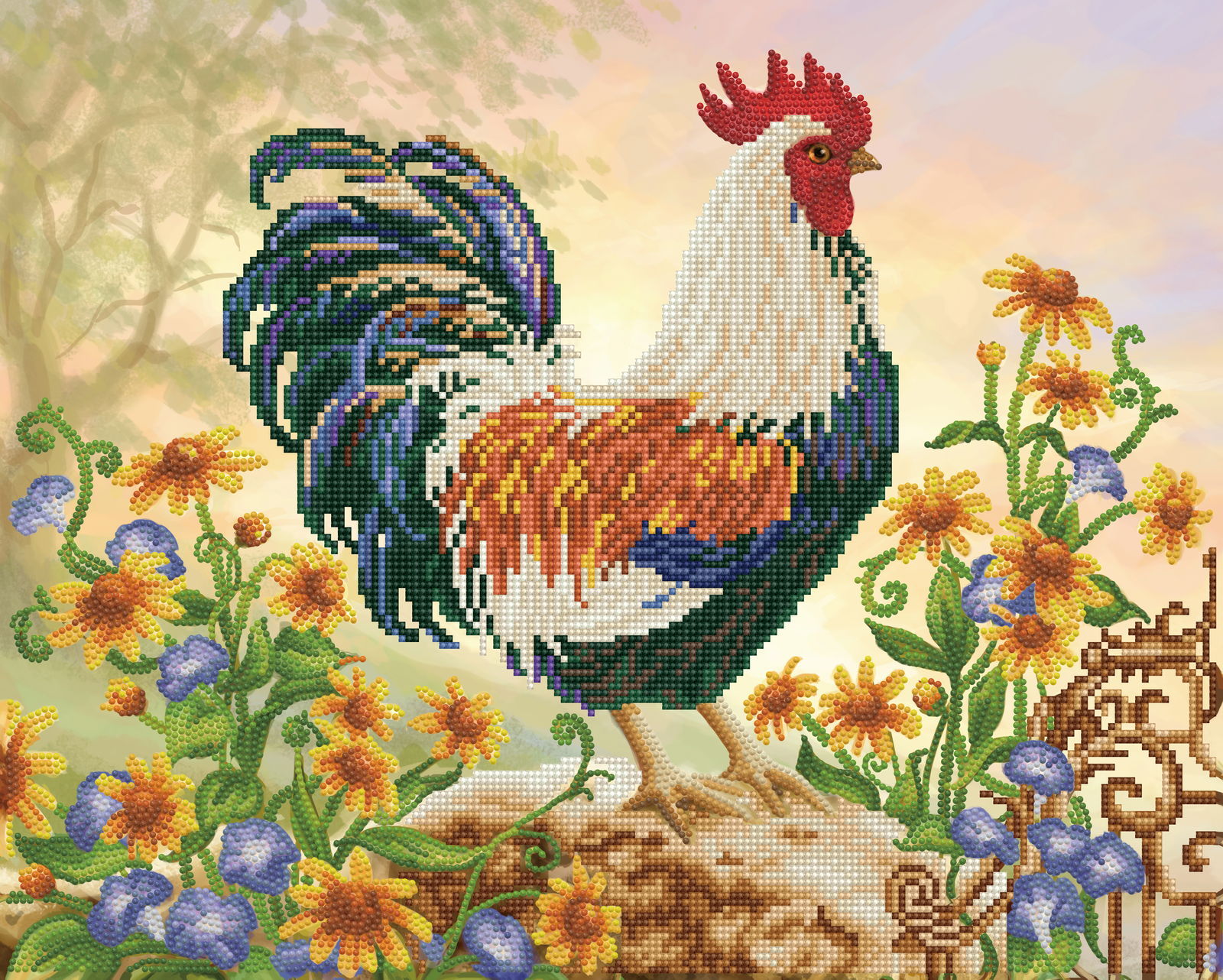 Country Charm | Diamond Painting Kits Birds | Diamond Dotz